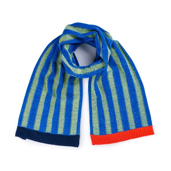 Big Stripe Knit Scarf