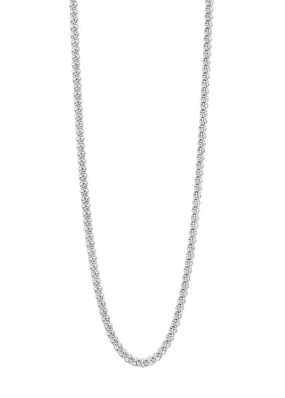 Organic Natasha Long Necklace - Silver