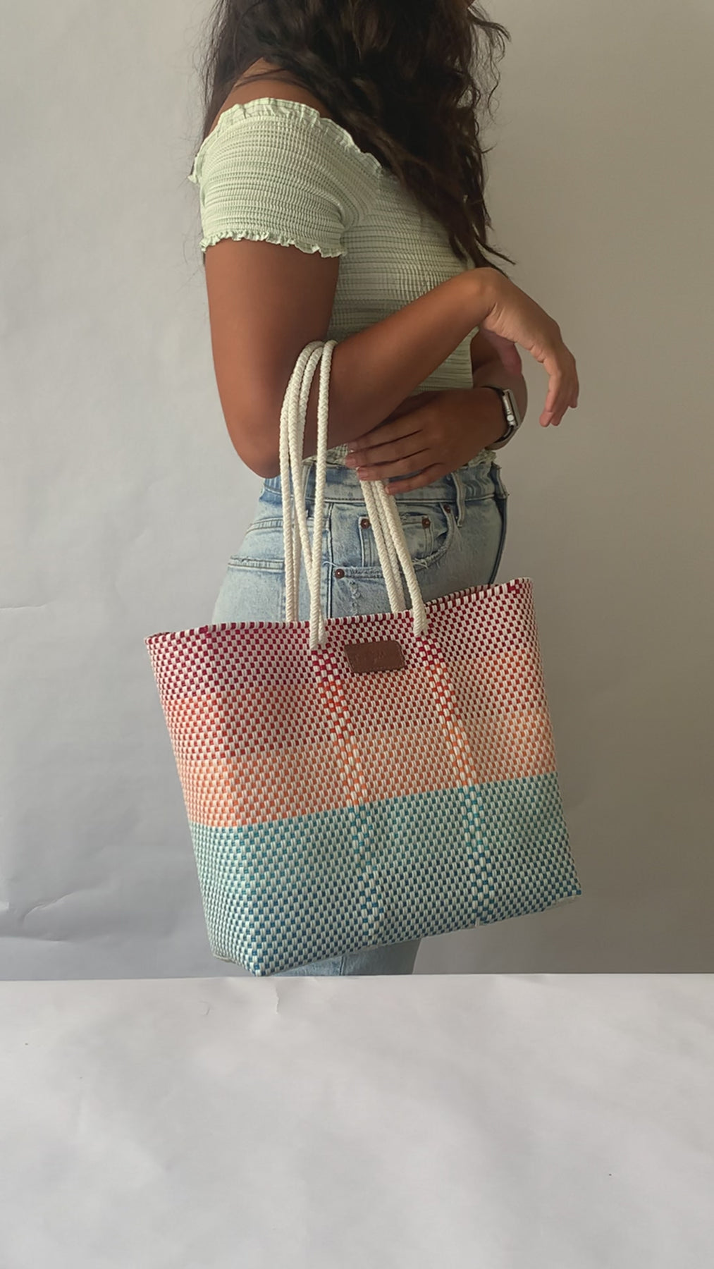 Mixte Woven tote Bag