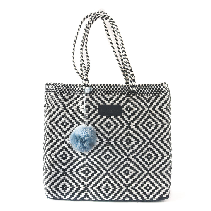 Greca Woven Tote