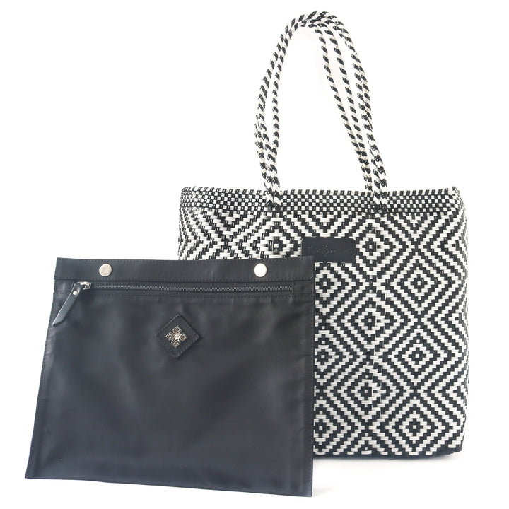 Greca Woven Tote