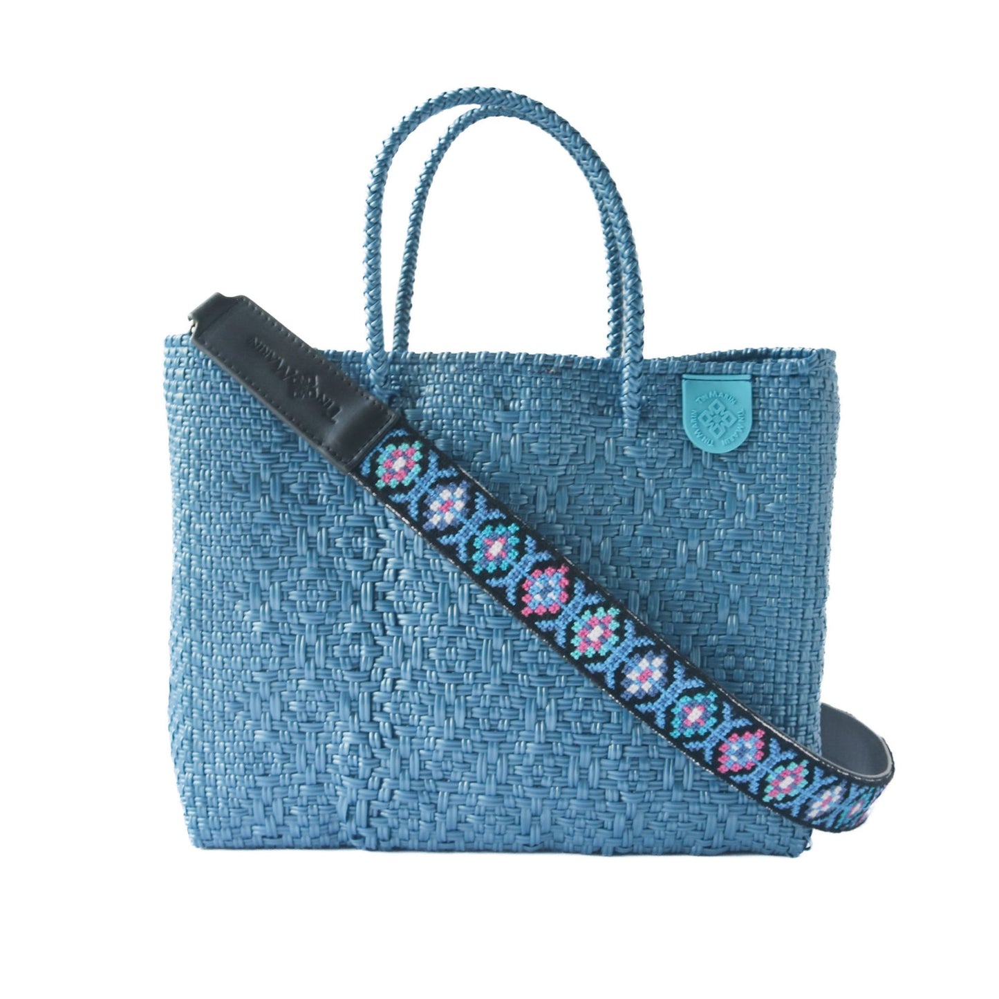 Maui Medium Crossbody Woven Tote