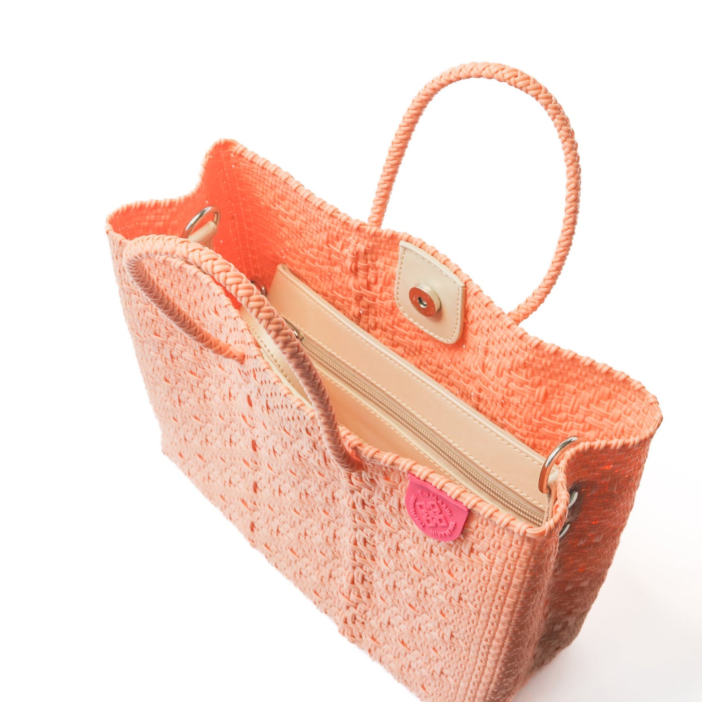 Canarias Medium Crossbody Woven Tote